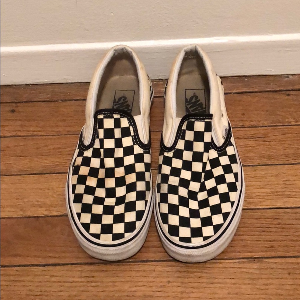 Classic slip on checkered Vans